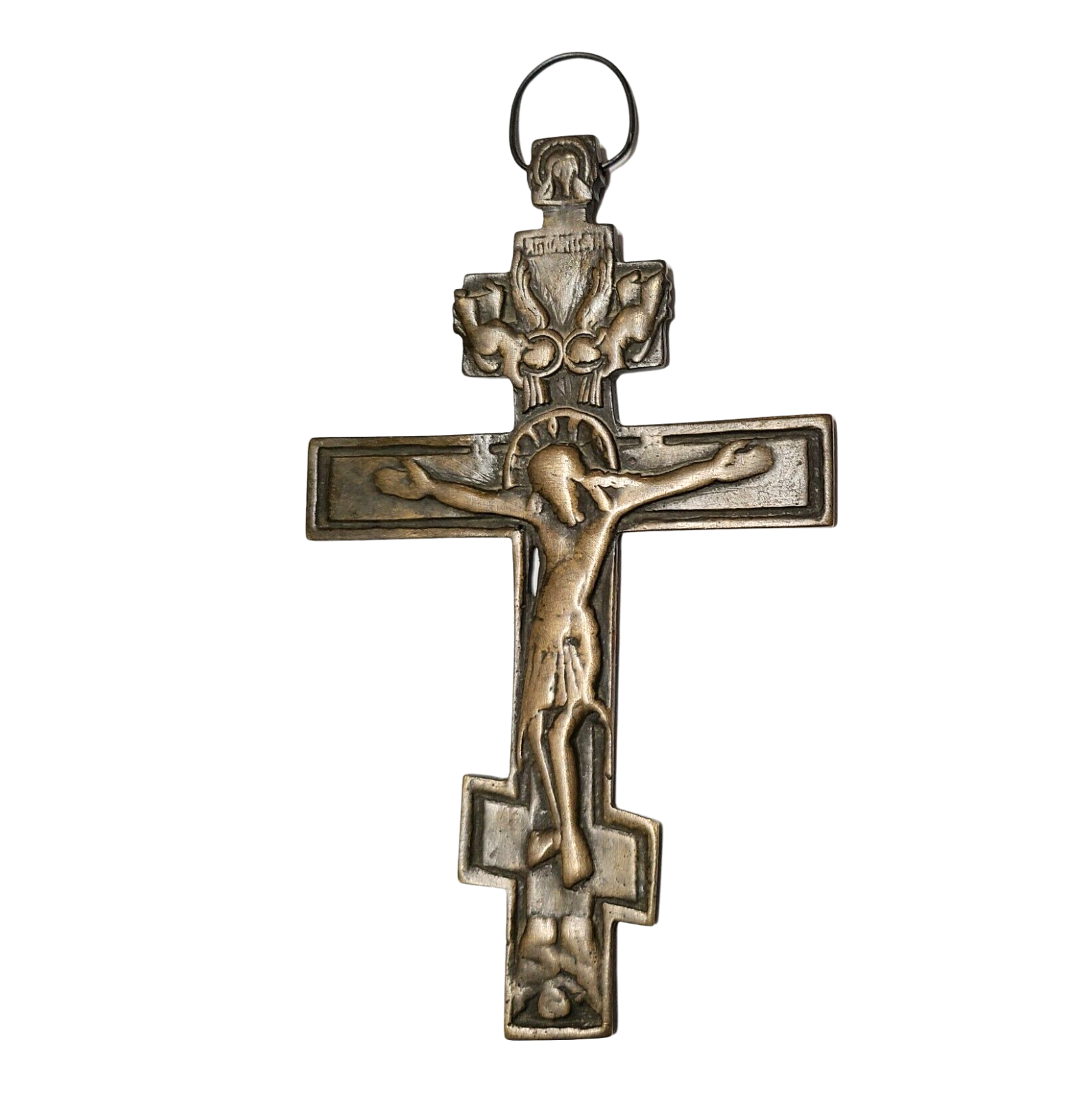 18th c Russian Orthodox Bronze Cross – Mission Gallery Antiques
