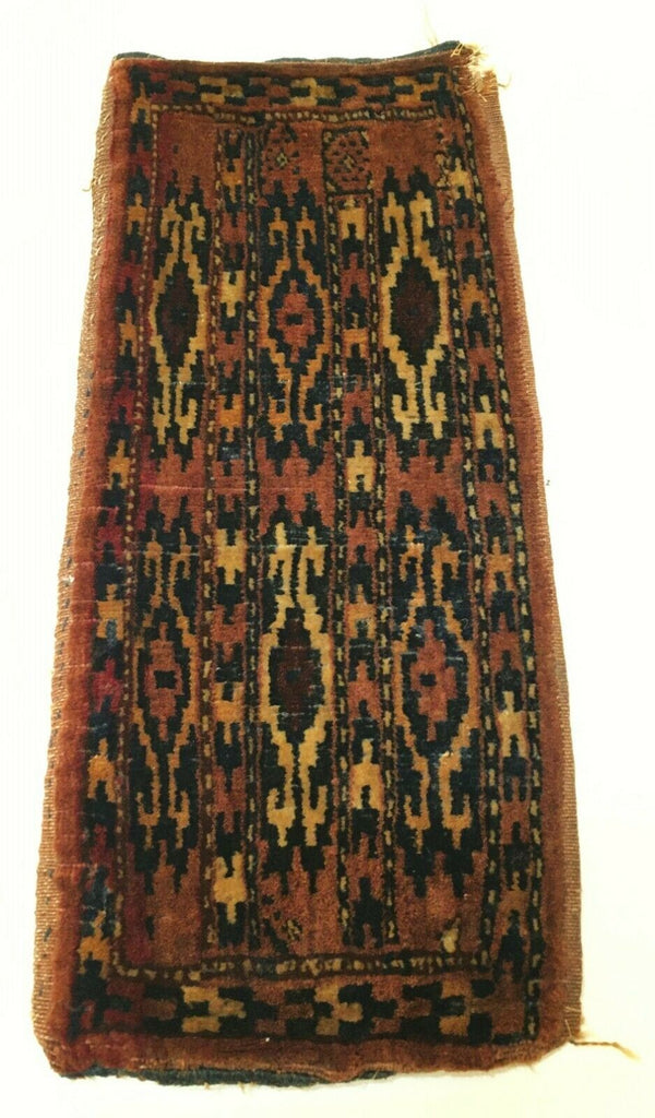 19th Century Yomut Igsyalyk (Turkish Spindle Bag), Antique, RARE - MissionGallery