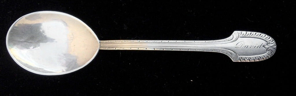 C.1900 Hand Hammered Sterling Spoon attr. to Marcus & Co N.Y. Antique, Rare - MissionGallery