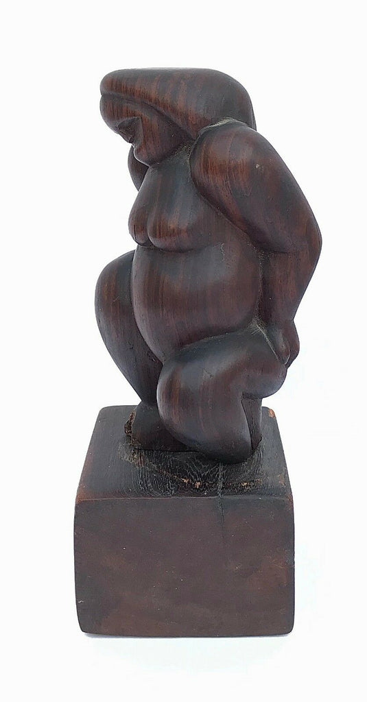Lily Landis Rosewood Sculpture in the style of Jose De Creeft ,Mid Century - MissionGallery