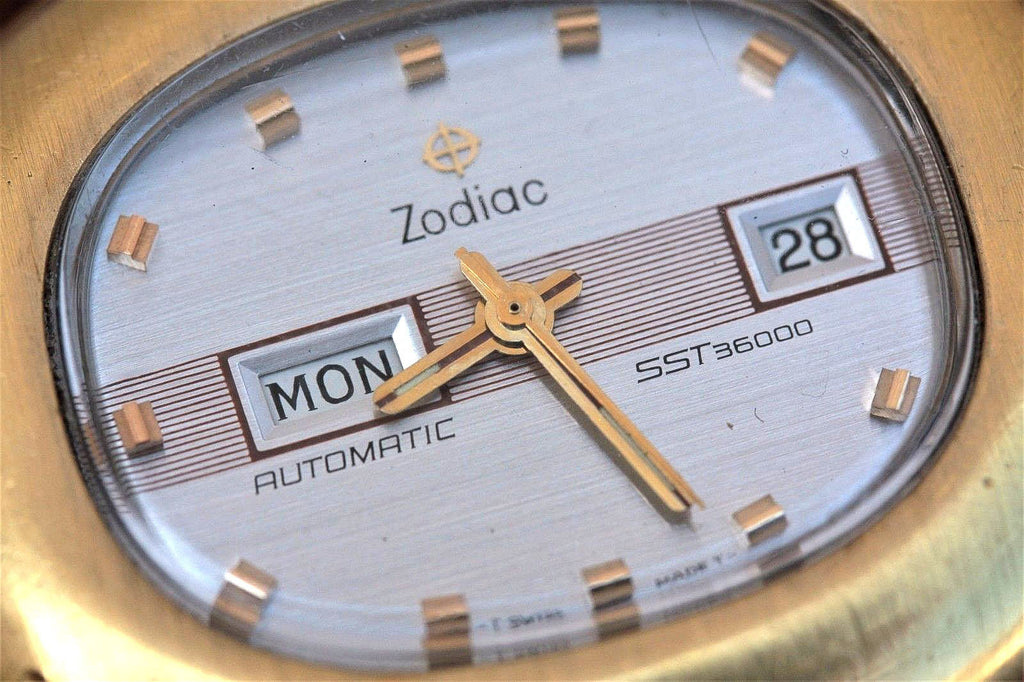 Zodiac Men's Vintage SST 36000 Hi Beat 17 J Automatic Swiss Wrist Watch - MissionGallery