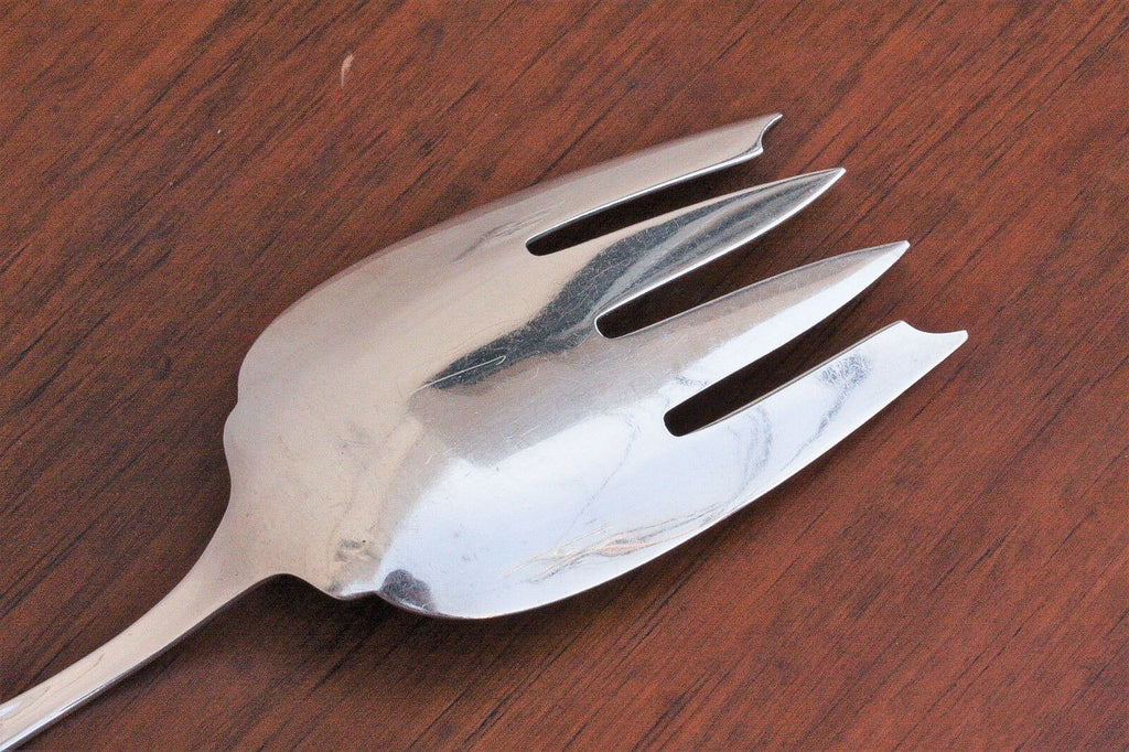 Antique Frank M. Whiting Co. Sterling Silver 9 1/4" Salad Fork, Tyrolean Pattern - MissionGallery