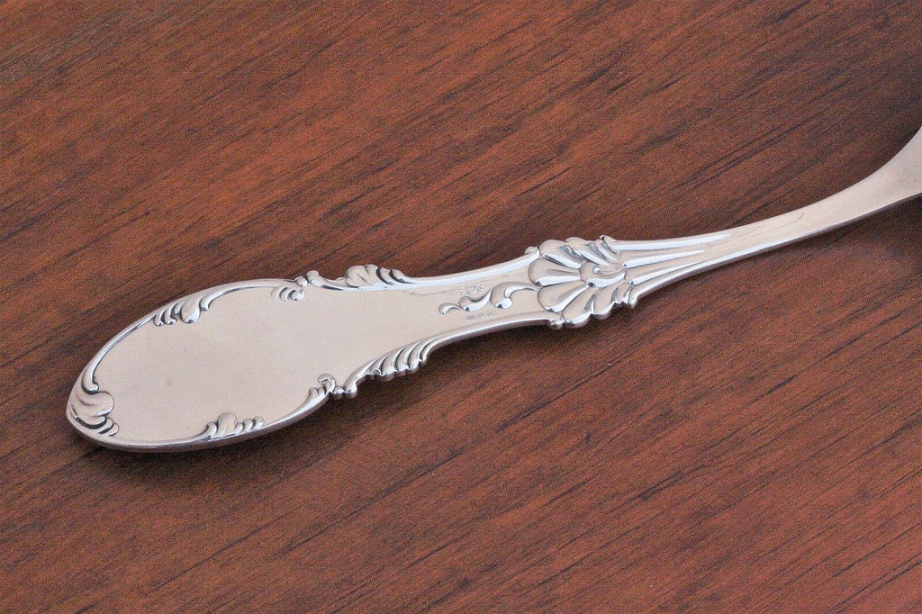 Antique Frank M. Whiting Co. Sterling Silver 9 1/4" Salad Fork, Tyrolean Pattern - MissionGallery