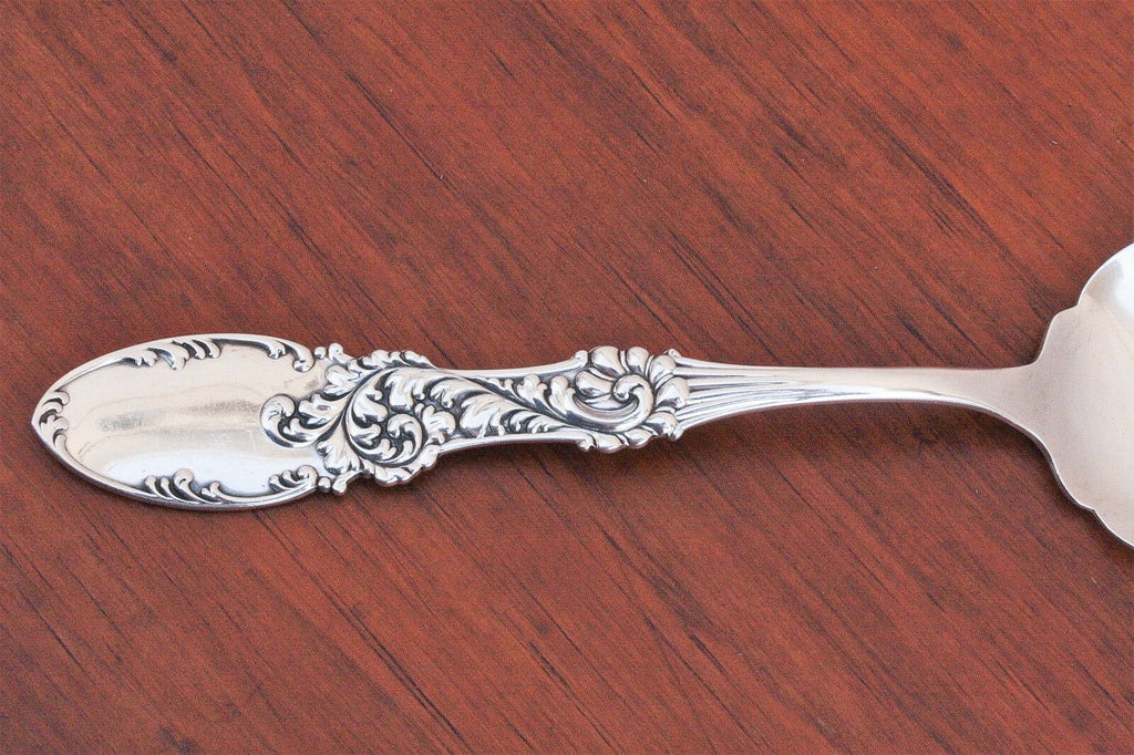 Antique Frank M. Whiting Co. Sterling Silver 9 1/4" Salad Fork, Tyrolean Pattern - MissionGallery