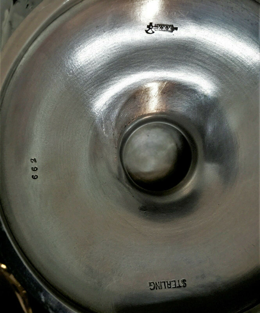 Late 19th c William B. Kerr Sterling Silver Daisy Pattern Dish Art Nouveau, Rare - MissionGallery