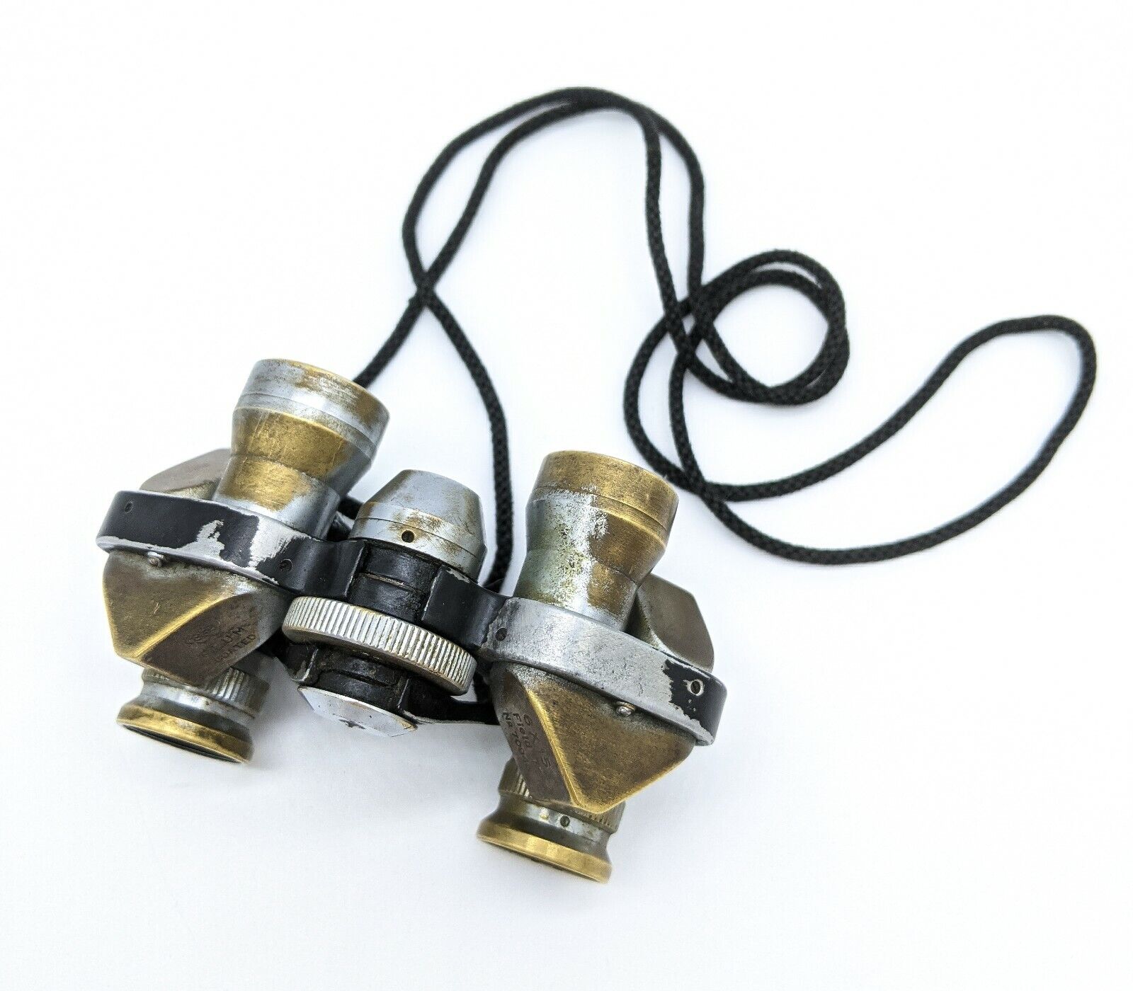 Post WWII Era Japanese Miniature Binoculars, Plum Coated